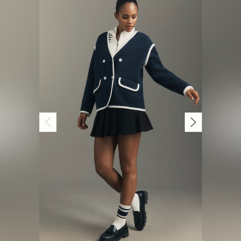 Dolan Left Coast Piped Blazer Cardigan